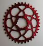 Srovboost36rd Absolute Black Gxp Oval Direct Boost Chainring Red 5110846002634