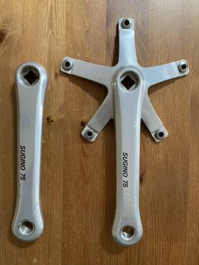 Pcd144 Sugino Excellent 75 Njs 165mm Crankset Japan