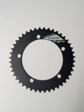 Pj130-44t Sugino Messenger Rd Single Speed Track Chainring 44t 130 Bcd 1/8 Inch Black - Japan