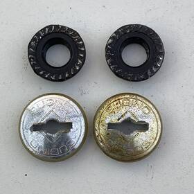 S03-2 Sugino Vintage Crank Dust Caps Road Mtb Bmx Set Part Pair