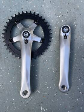 Xd2r Sugino Xd2 Crankset 175mm Rare Vintage Japanese