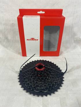 180075 Sun Race Sunrace Unisex Adult Csmx8 1142t 11 Speed Cassette Black Preowned Good Condition