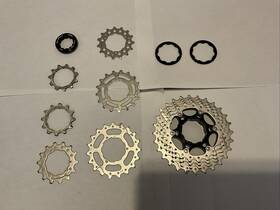Csrs1 Sun Race Sunrace Silver 10 Speed Road Bike Cassette 11-28 Fit Sram Shimano