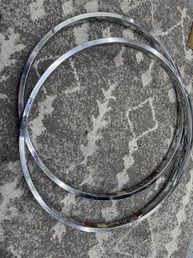326e05002605c Sun Ringle Rhyno Lite Xl 26in Chrome 36 Set Of 2 Great Shape Bmx