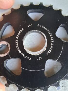 Sbc807bk Sunday Sabertooth V2 25t Sprocket