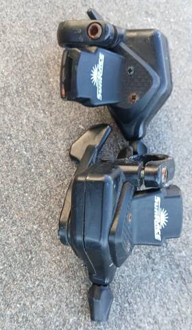 Dlm4503.8300.os0.bx Sunrace Used Old Flat Bar Trigger Shifter Set 3x 8-speed Dual Lever
