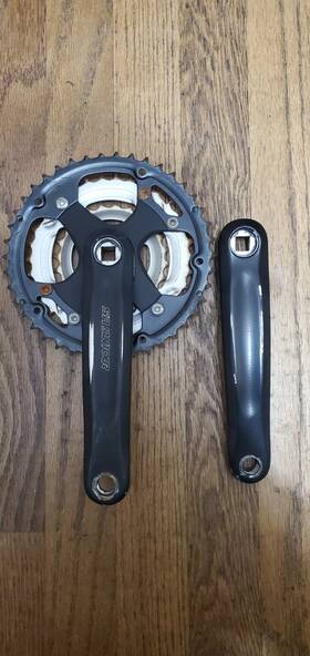 24-34-44t Suntour Sr Crank Arms Set 3x Vintage 2000s Alloy/steel