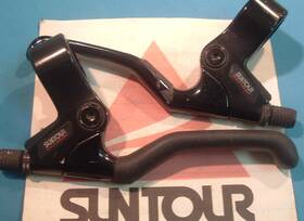 Bl-xp00 Suntour Japan Xc-pro Mtb Brake Levers-cantilever- Black- Vgc