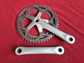 Cw-gp100 Suntour Vintage Gpx Road Double Crank Arm Set - 52/42t With 170 Mm Length