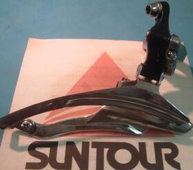 Fd-xp00 Suntour Xc-pro 28.6mm Mtb Front Derailleur-vintage- Bp/bs- 3x6/7/8-spd -vgc