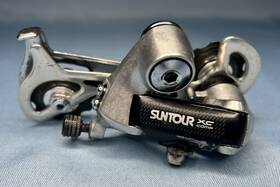 Rd-xc01-gxb Suntour Vintage Xc Comp Rear Derailleur Long Cage Accushift Plus 7/8 Speed