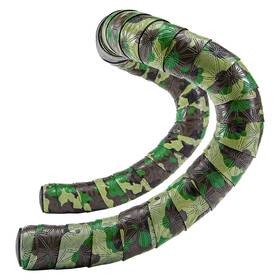 25522-3510 Supacaz Super Sticky Kush Tape Road Gravel Bike - Camo Ano Black Star Plugs