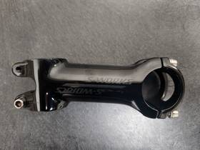 20017-1507 Sworks Used Specialized S-works Sl Stem With Expander Plug Black Color 31.8 90mm 6deg