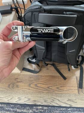 T-5290 Tange Lugged 120mm 31.8mm Steel Bike Stem Classic Road Retro Rare