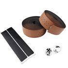 Tape-046 Not Brand Youme Brown Synthetic Leather Bike Handlebar Tapes