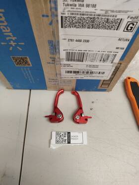 Zh-bk-000002-red-yp-1107 Tarazon Aluminum For Shimano Deore Xt M 8100 M8000 Red Bicycle Hydraulic Brake Lever