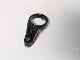 1270at.1 Tektro Front Cable Hanger W Adjusting Barrel 1 1/8 Inch 28.8mm Aluminum Black