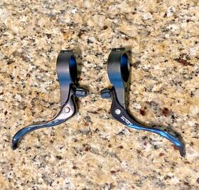 Abbl000469 Tektro Rl721 Cross Levers - 31.8mm Clamp Diameter Pair Matte Black