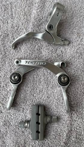 Fx340 Tektro Forged Aluminum U-brake With Pads And Brake Lever