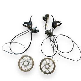 Hd-m275 Tektro Af160/r140 Hydraulic Disc Mountain Bicycle Shimano Brakeset 160mm Rotors