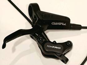 Hd-m535 Tektro 4-piston Hydraulic Disc Brake Set -front And Rear With 180mm Rotors