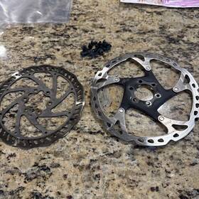 Sm-rt76-m Tektro Shimano Brake Rotor 180mm And 160mm 6 Bolt Disk