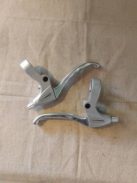 Tkl126 Tektro Mechanical Brake Levers Left And Right Nice Condition