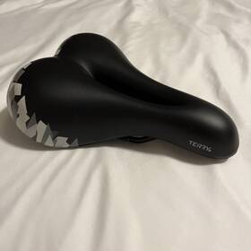 21071-aq Terry Womens Cite X Bike Saddle Seat - Comfortable Center Cutaway Black Skyline