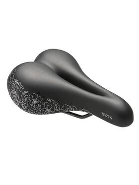 21072 Terry Womens Cite X Gel - Flower Bike Saddle Seat Comfortable Center Cutaway