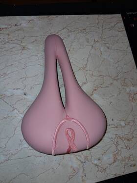 2113941 Terry Pink Bike Seat Butterfly For The Cure Handmade In Italy Manganese
