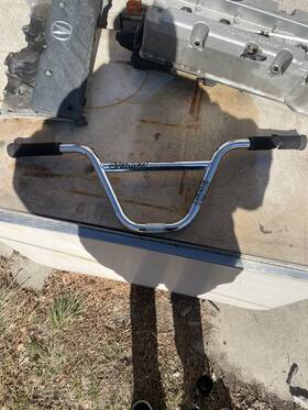 103-07112 The Shadow Conspiracy Bmx Vultus Featherweight Bar 8.5 Inch - Chrome Used