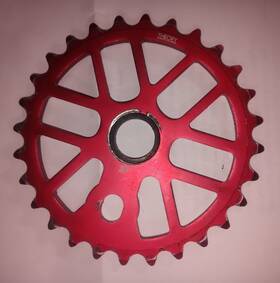 Theory 671716660491 Verify Bmx Big Bike Sprocket Chainring 28t Red - Gt Se Sunday Haro