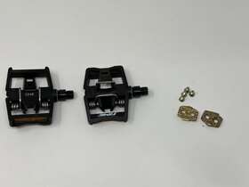 00.6718.012.000 Time Atac Link Pedals - Single Sided Clipless Platform Aluminum 9/16 Inch Blk