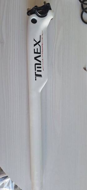 Tmaex 612076309262 Seatpost Bicycle Carbon 27.2 / 400mm Used Usa