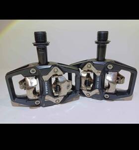 5308328 Trek Line Comp Clipless Pedals Black Aluminum Steel 9/16 Inch Model