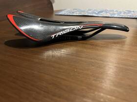 G13d045 Trigon Carbon Road Bike Saddle Black/red Model Unisex Adults Saddle/seat
