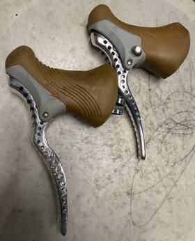 Abbl000434 Trp Rrl-sr Ultralight Non-integrated Road Bike Brake Lever Set Gum Touring