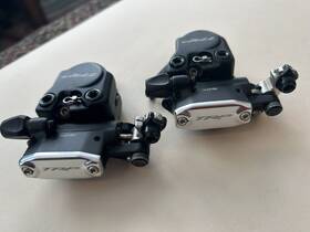 Cb005882 Trp C711 Hy/rd Flat Mount Road/cx Bike Disc Brake Set Calipers Black/silver