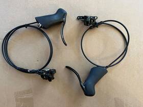 Hd-c813 Trp Hylex Rs Hydraulic Flat Mount Disc Brake Set Front Rear Euc