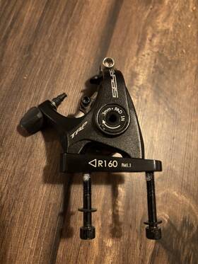Pd004999 Trp Spyre C Mechanical Disc Brake Caliper Rear Flat Mount With 160mm Adapter