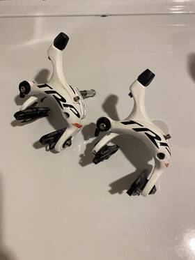 R950sl Trp Front And Rear Brake Calipers Carbon Fiber With Titanium Hardware