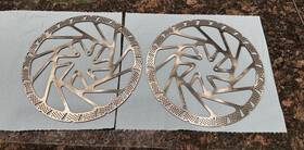 S05e Trp Brake Disc Race Rotors 220mm Diameter 6 Bolt Silver 2.3mm Thick