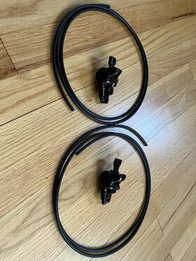 Y80900011 Trp Hylex Rs Hydraulic Disc Brake Set-post Mount
