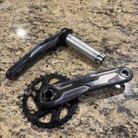 00.6118.577.005 Truvativ Descendant Troy Lee Designs Colab Carbon Crankset 165mm 12-spd 32t
