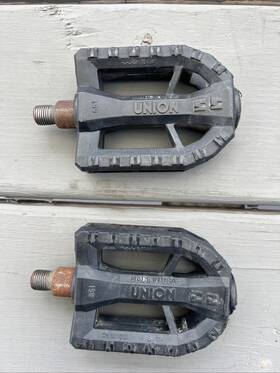 Ch1411001 Union Bicycle Flat Pedals Reflector Set 651 B314 Usa Made Vintage