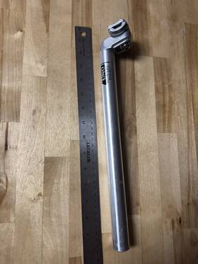 U220903 Uno Advanced Project Aluminum Seatpost Silver 27.0mm X 350mm