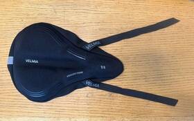 Velmia 260555440379 Bike Saddle Seat Cover Memory Foam Comfort Bicycle Black