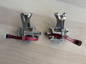 Az-pd1700 Velo Orange Touring Pedals With Christophe Clips And Straps
