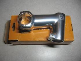 St-0010-90 Velo Orange Tall-stack Stem 90mm 31.8mm Clamp -17 Deg 1 1/8 Inch Polished Silver