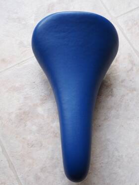 Vl-156 Velo Used Bmx Saddle Blue 388g Clean Rare Color Seat Vintage